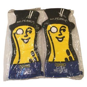 MR. Peanut Planters Gold Measure Baking & Cooking Nuts Oven Mitts Set of 2
